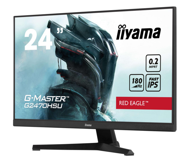 Monitor IIYAMA G-Master G2470HSU-B6 Red Eagle 1080p/180Hz/Fast IPS 0.2ms - 1266585 - zdjęcie 2